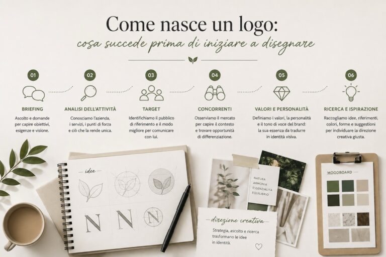 Come nasce un logo: cosa succede prima di iniziare a disegnare