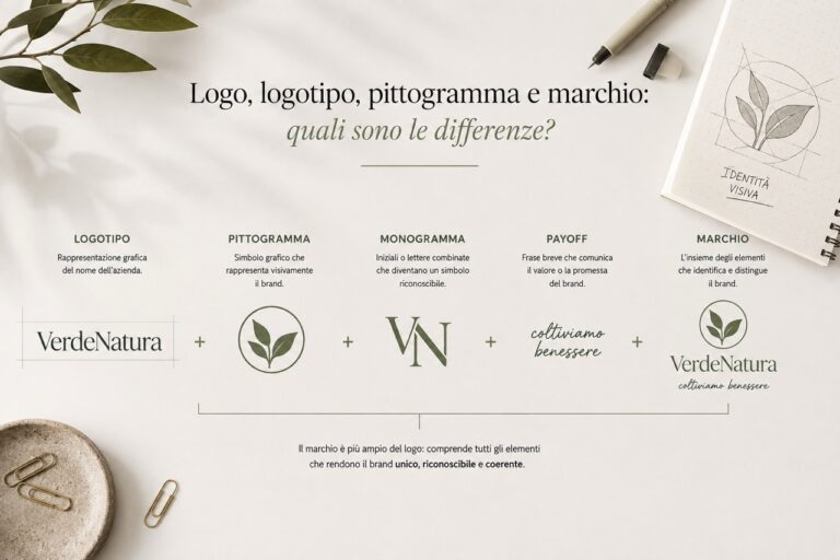 Logo, logotipo, pittogramma e marchio: quali sono le differenze?
